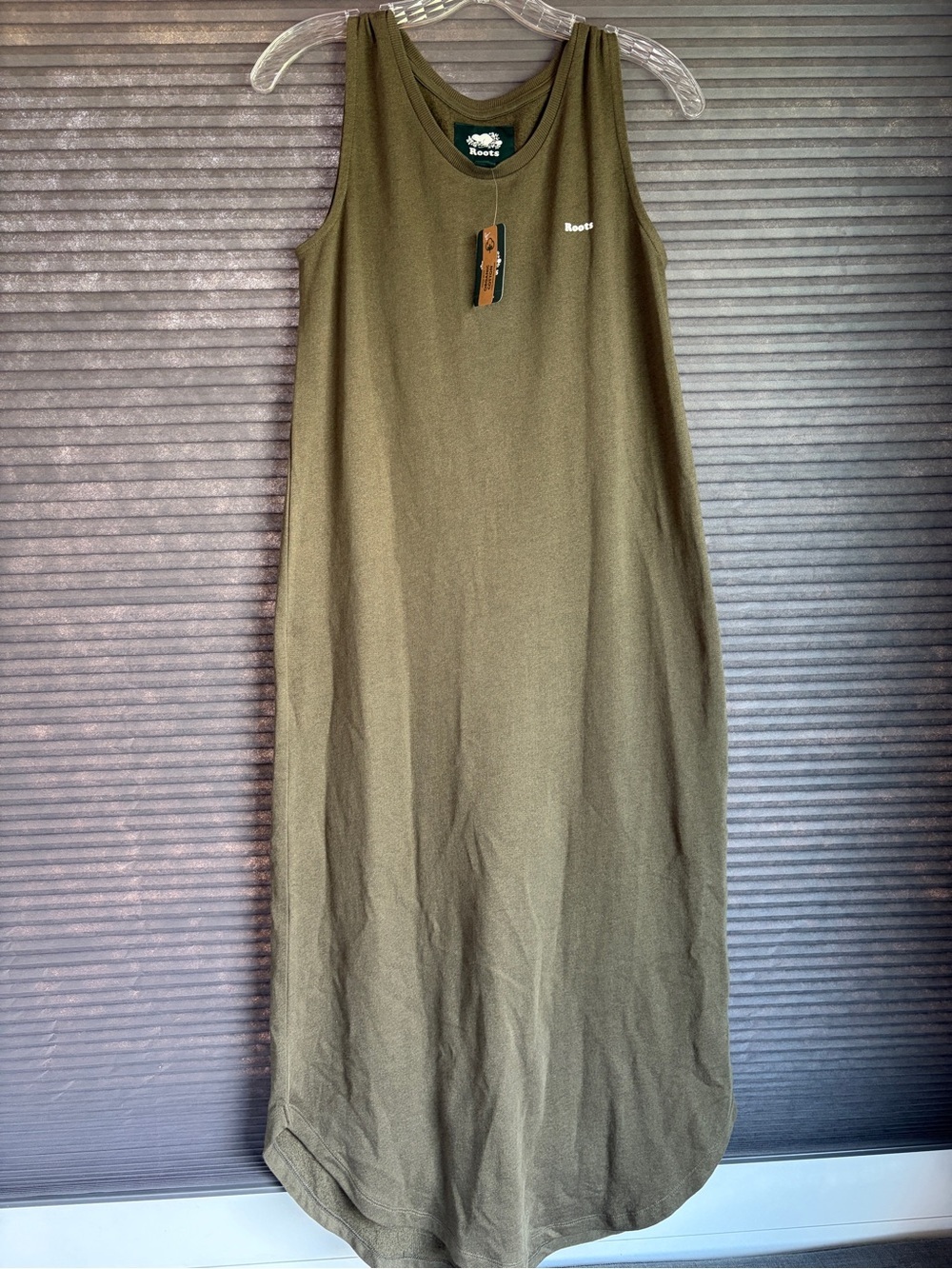 Roots Olive Green Crewneck Tee
